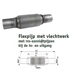 Pièce-flexible-Softflex-40,7-40-mm-/-320-mm
